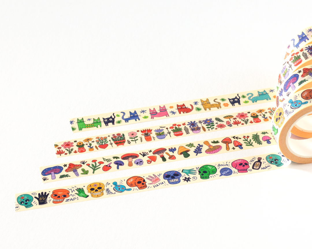 Whimsical Washi Tape Set of 4
