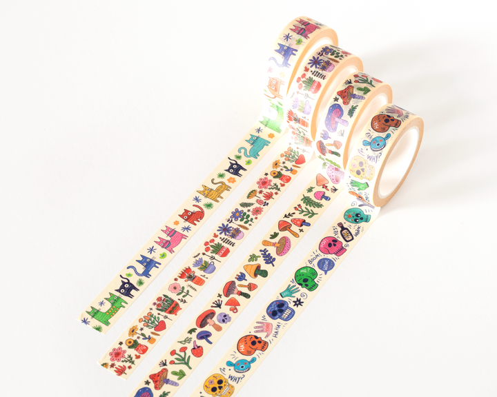 Whimsical Washi Tape Set of 4