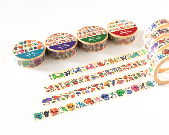 Whimsical Washi Tape Set of 4