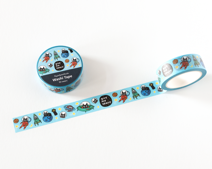 Give Me Space Cats Washi Tape