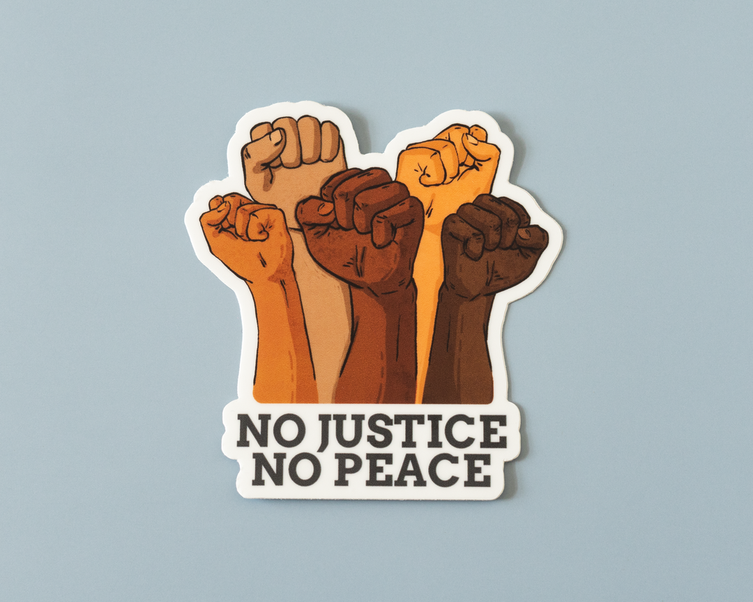 No Justice No Peace Magnet