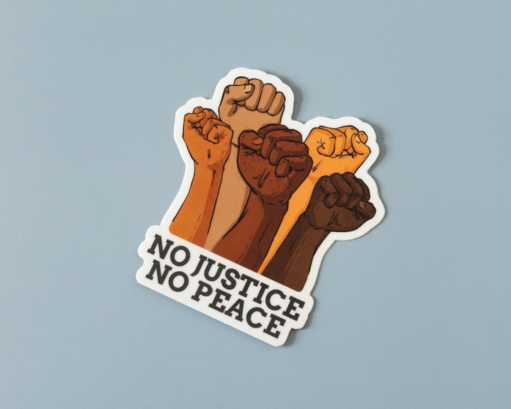 No Justice No Peace Magnet