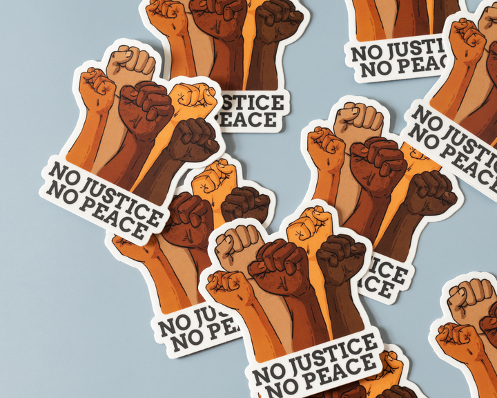 No Justice No Peace Magnet