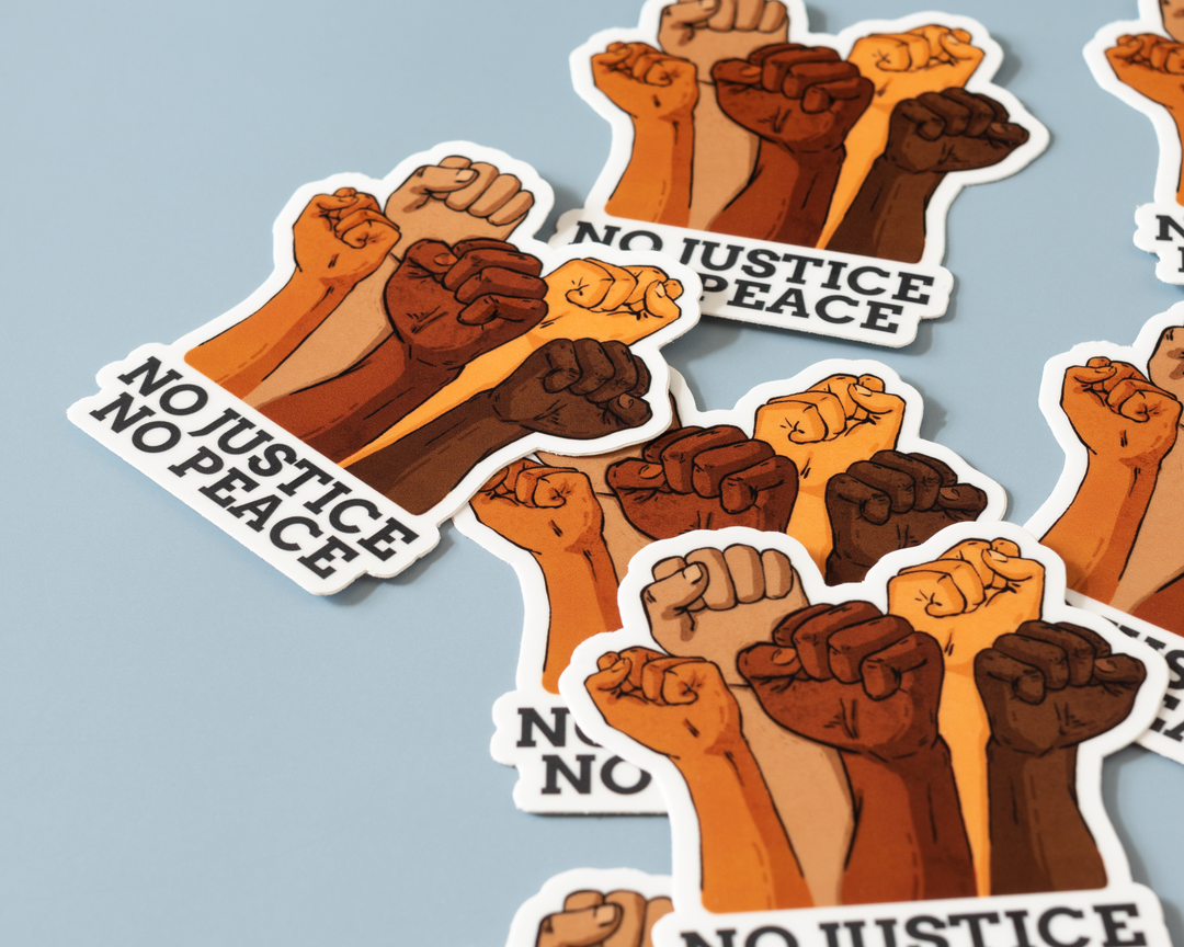 No Justice No Peace Magnet