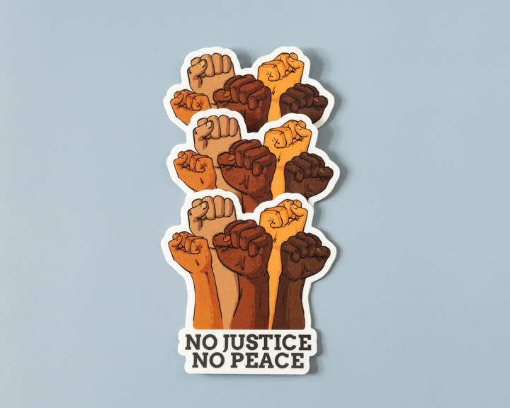 No Justice No Peace Magnet