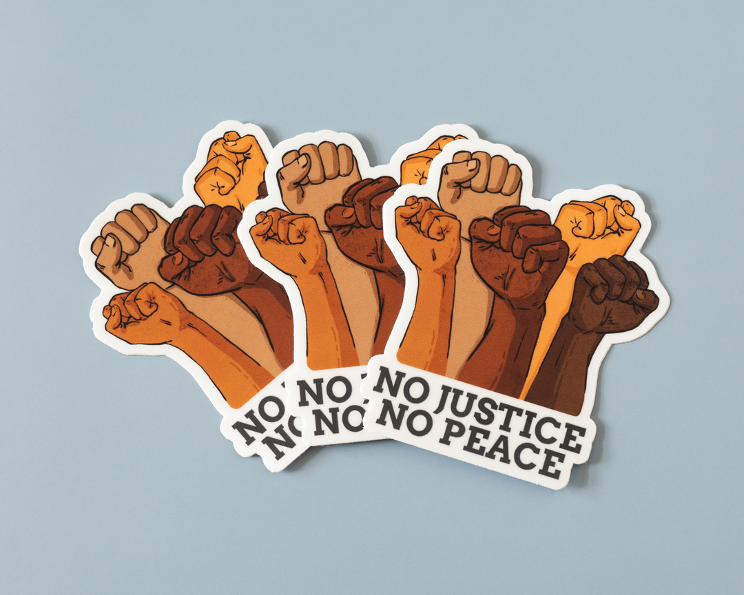 No Justice No Peace Magnet