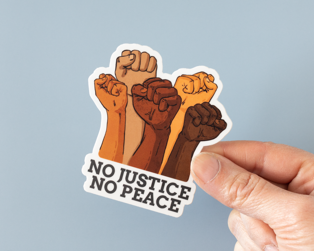 No Justice No Peace Magnet