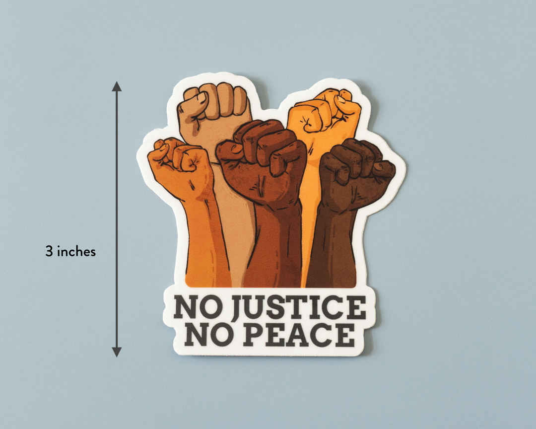 No Justice No Peace Magnet