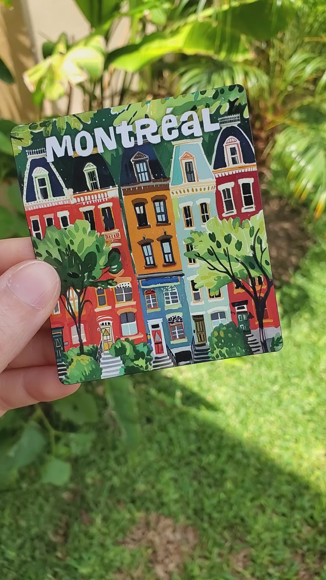 Montreal Row Houses Magnet