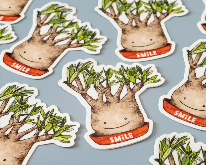 Smile Plant Magnet