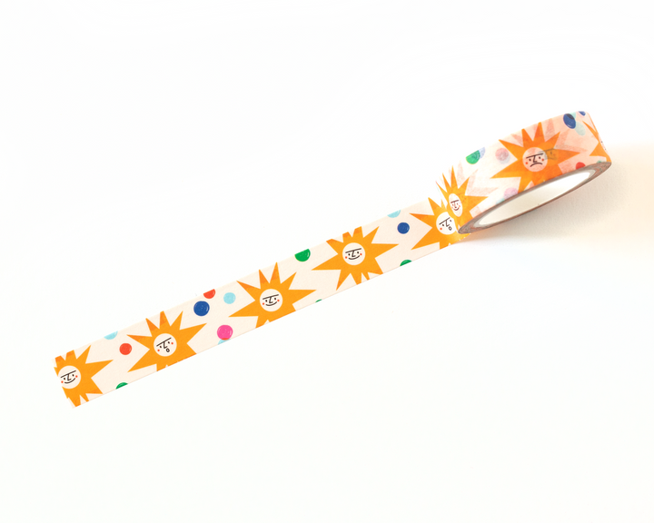 Sun Pattern Washi Tape