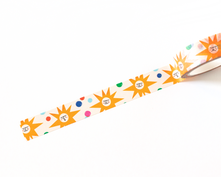 Sun Pattern Washi Tape