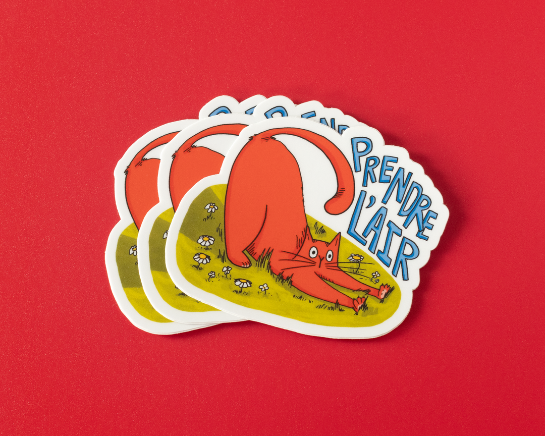 Prendre L'Air Vinyl Sticker