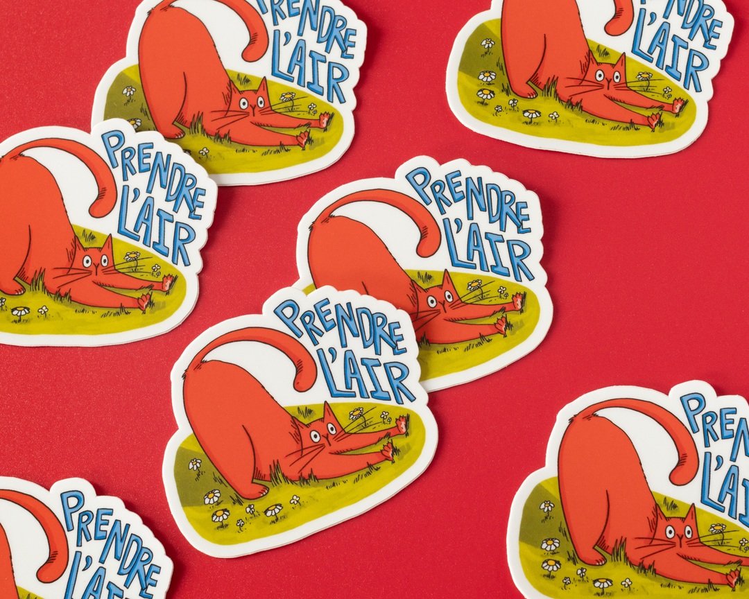 Prendre L'Air Vinyl Sticker