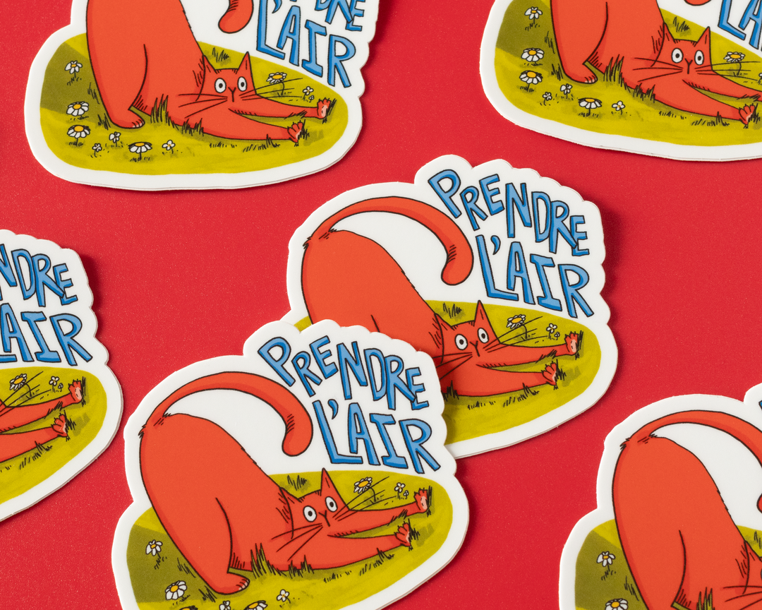 Prendre L'Air Vinyl Sticker
