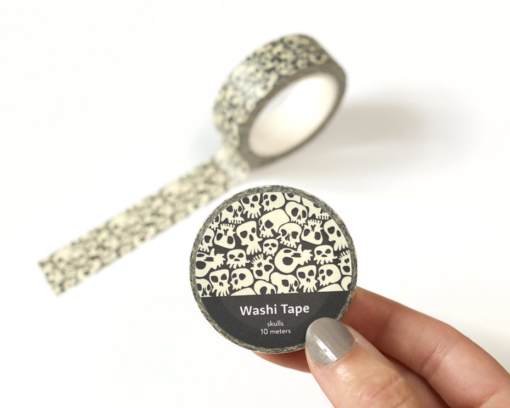 Edgy Skulls Washi Tape