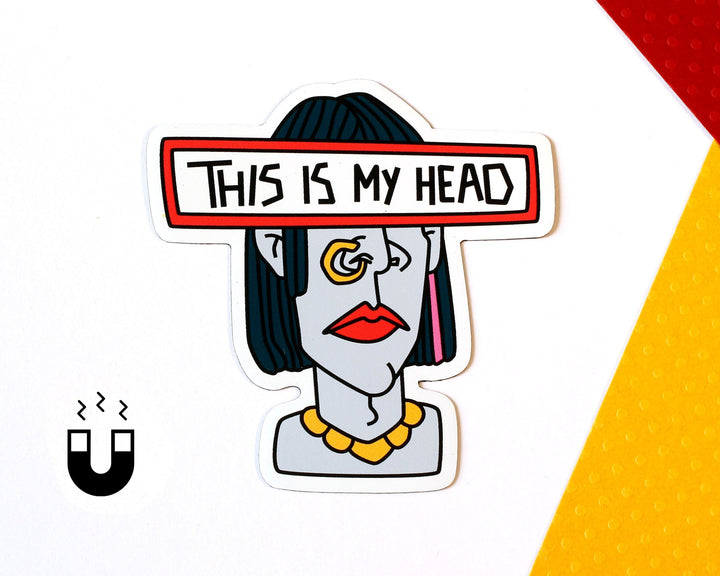 Surreal Portrait Magnet