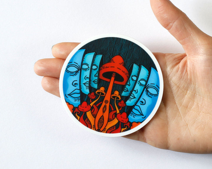 Magic Mushroom Magnet