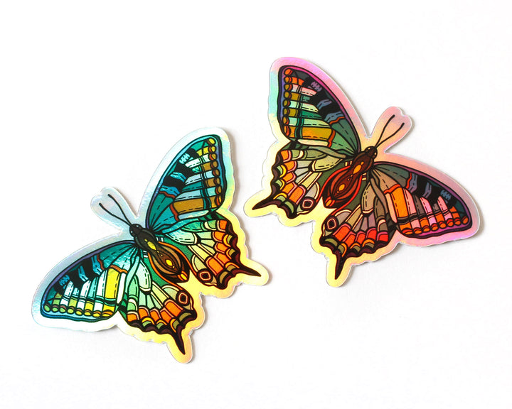 Holographic Butterfly Sticker