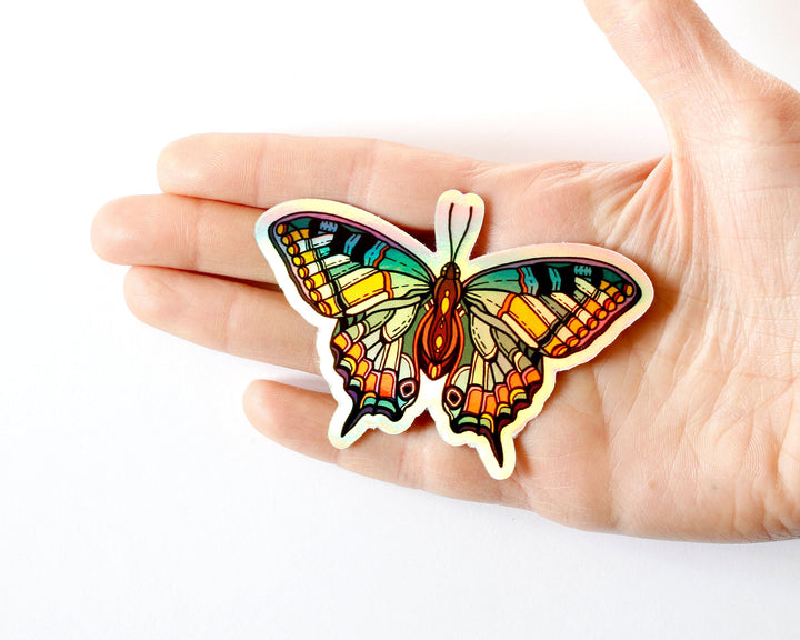 Holographic Butterfly Sticker