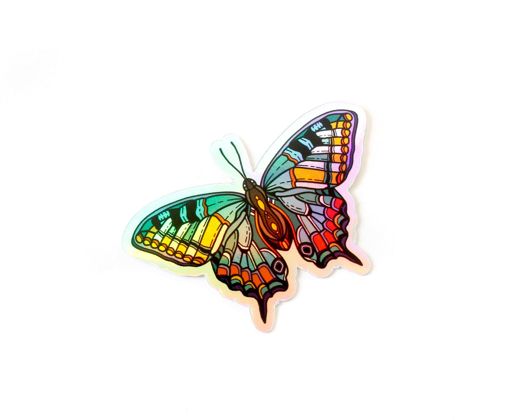 Holographic Butterfly Sticker