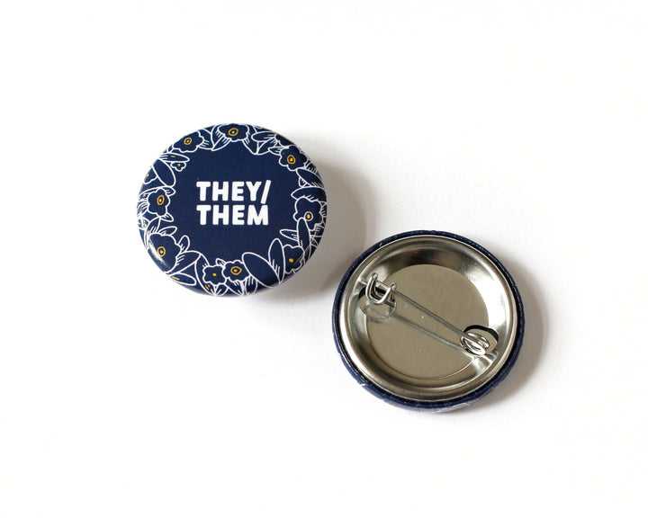 Pronouns Button Pin Bundle