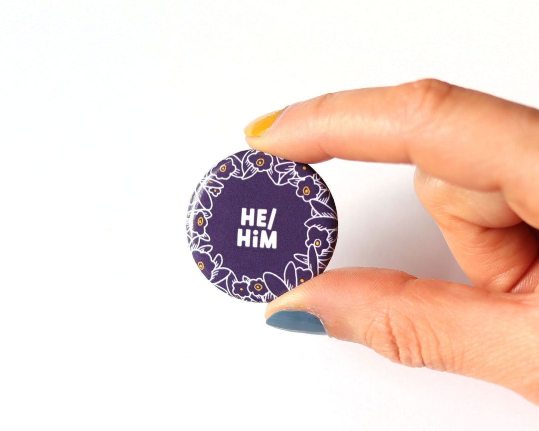 Pronouns Button Pin Bundle