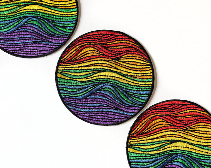 Gay Pride Flag Iron-On Patch