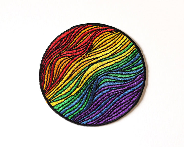 Gay Pride Flag Iron-On Patch