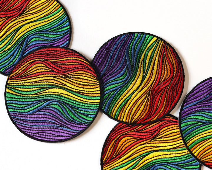 Gay Pride Flag Iron-On Patch