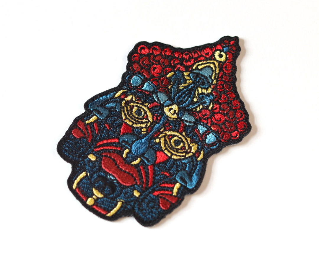 Intricate Psychedelic Iron-On Patch