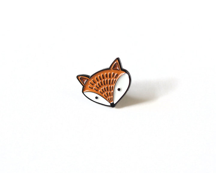 Cute Fox Enamel Pin