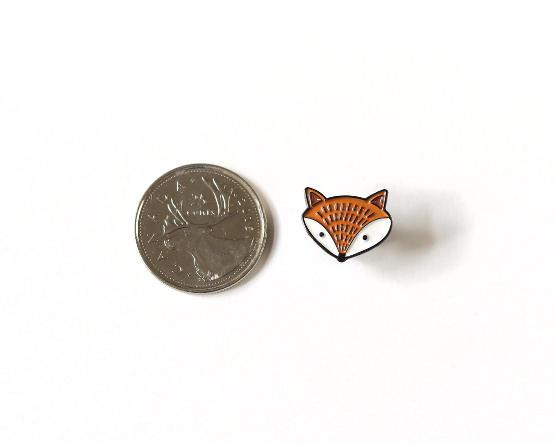 Cute Fox Enamel Pin