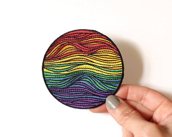 Gay Pride Flag Iron-On Patch