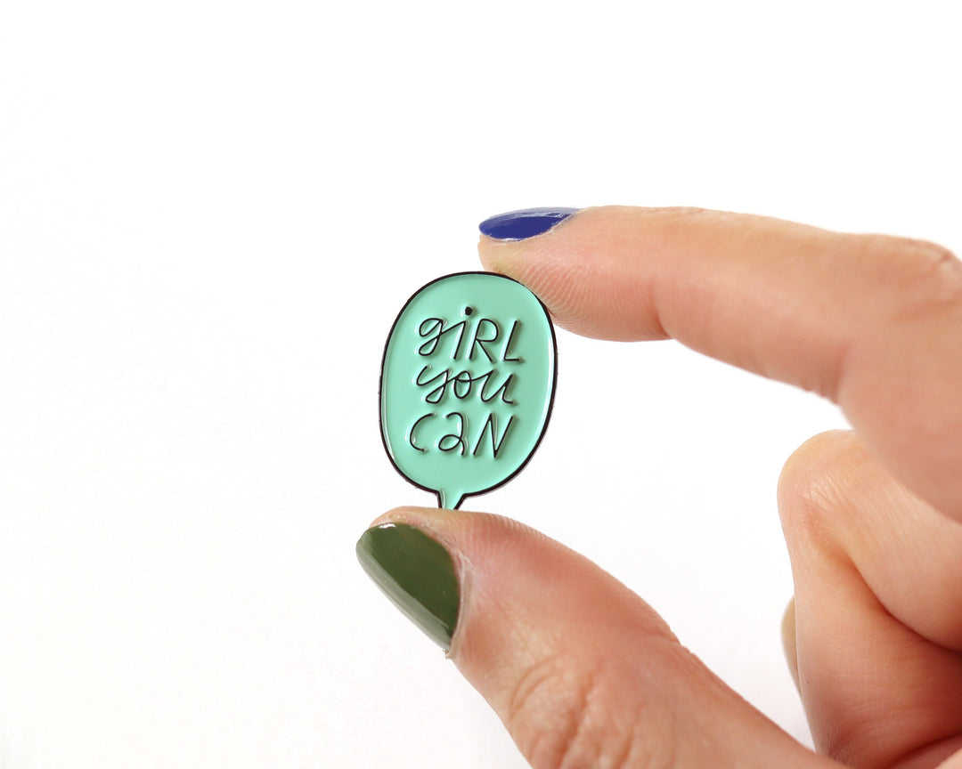 Motivational Enamel Pin