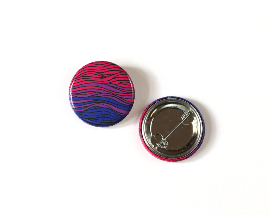 Subtle Bisexual Pride Button Pin