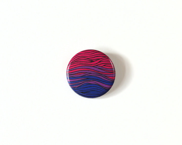 Subtle Bisexual Pride Button Pin