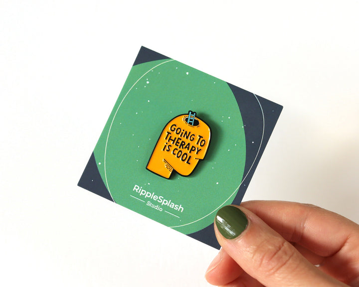 Mental Health Enamel Pin