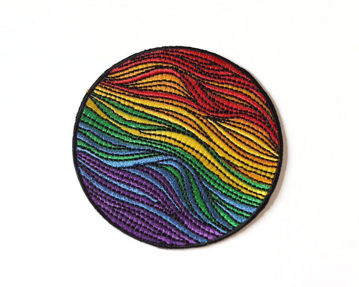 Gay Pride Flag Iron-On Patch