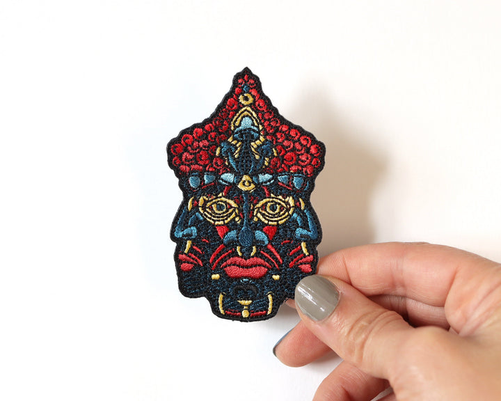 Intricate Psychedelic Iron-On Patch