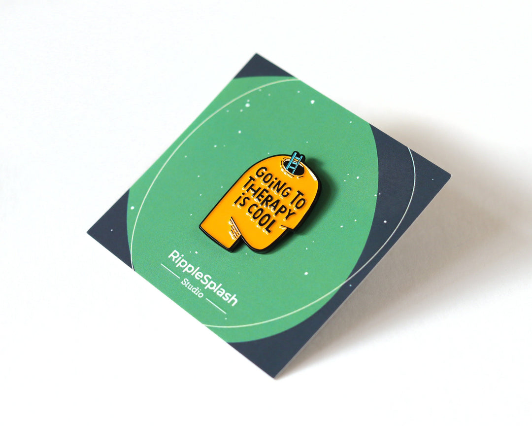 Mental Health Enamel Pin