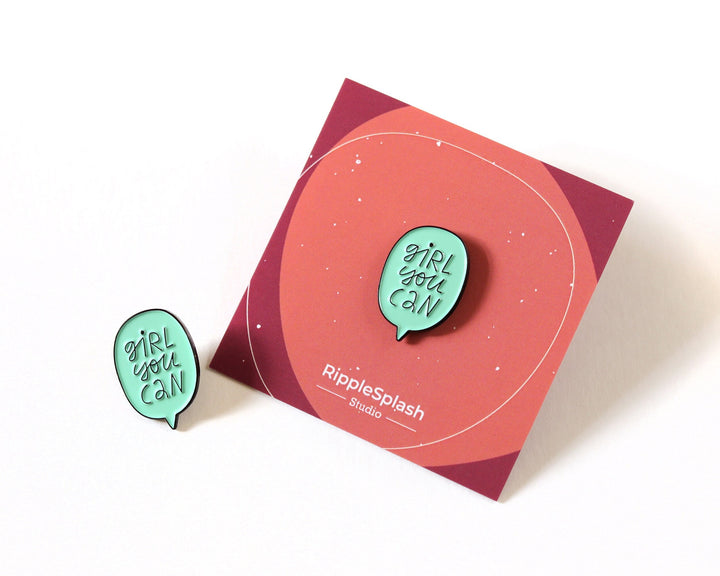 Motivational Enamel Pin