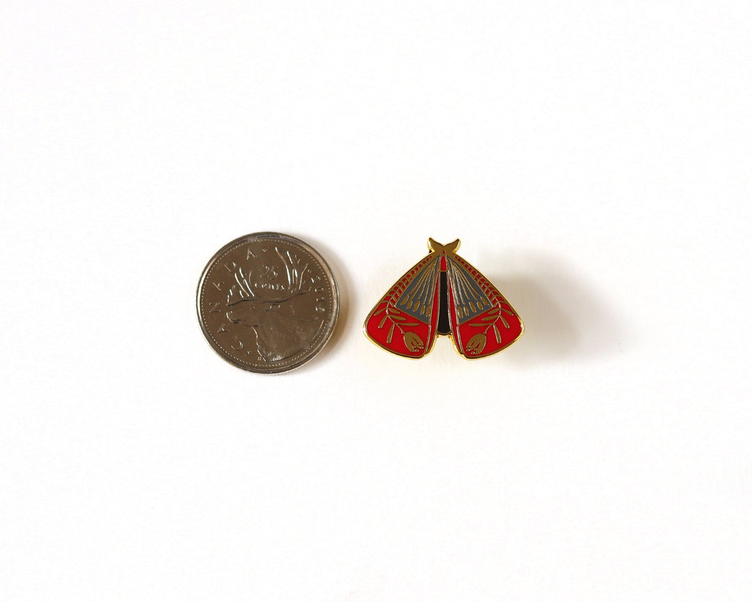 Cute Moth Enamel Pin