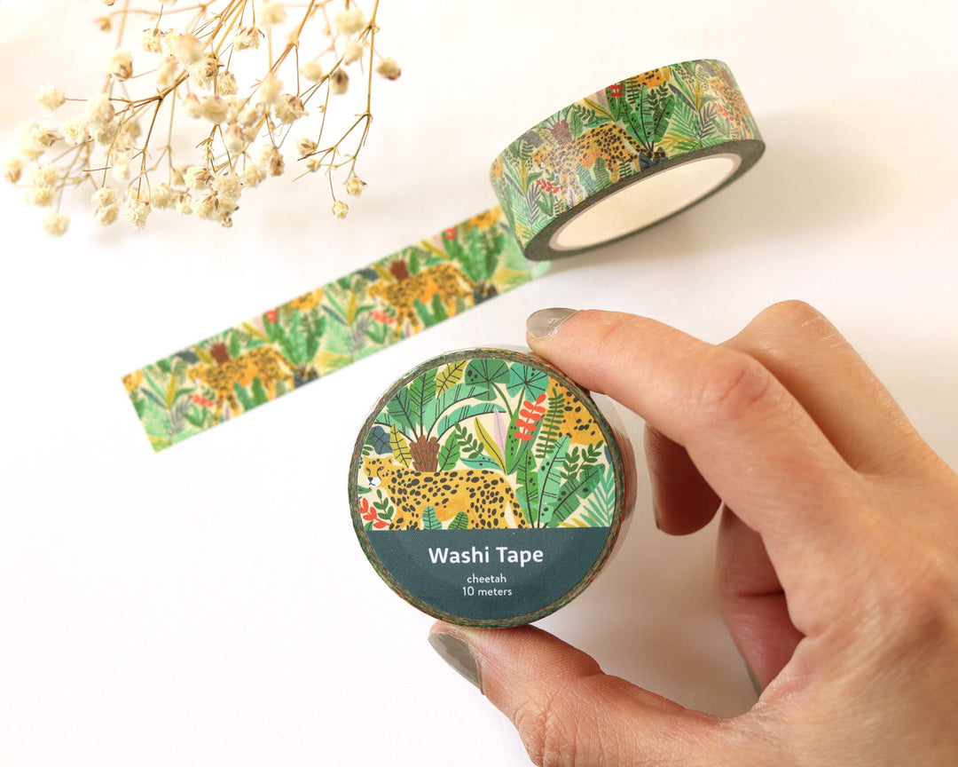 Cheetah Jungle Washi Tape