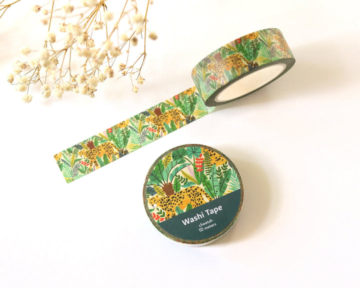 Cheetah Jungle Washi Tape