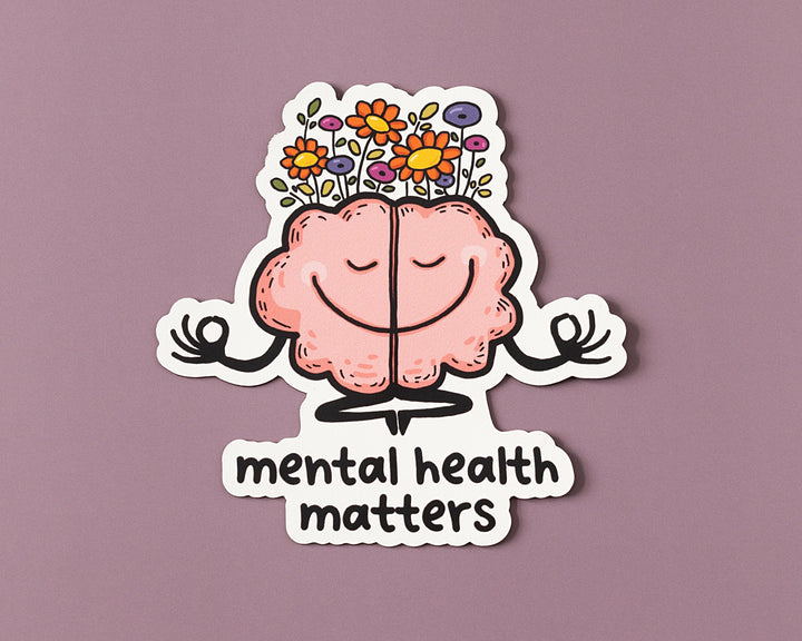 Mental Health Matters Vinyl Sticker