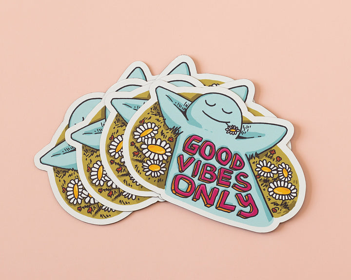 Good Vibes Only Vinyl Sticker