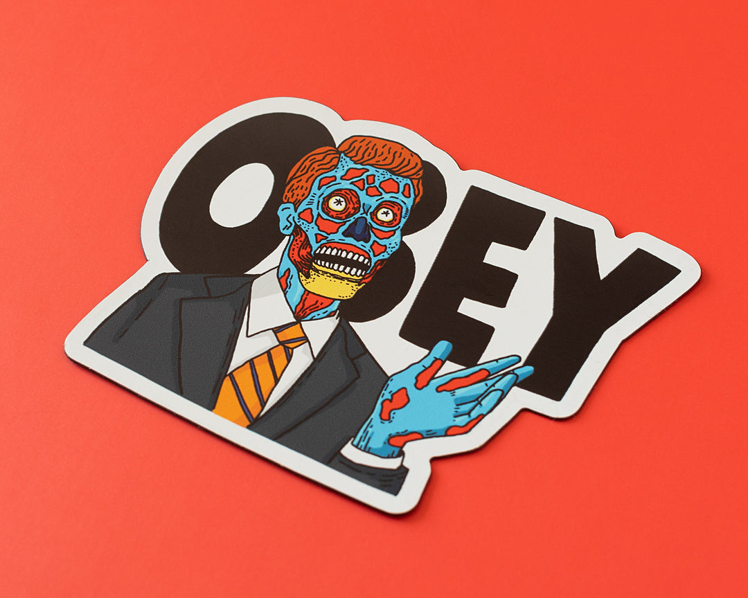 They Live Alien Sticker