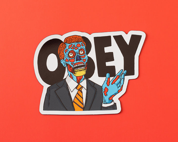 They Live Alien Sticker