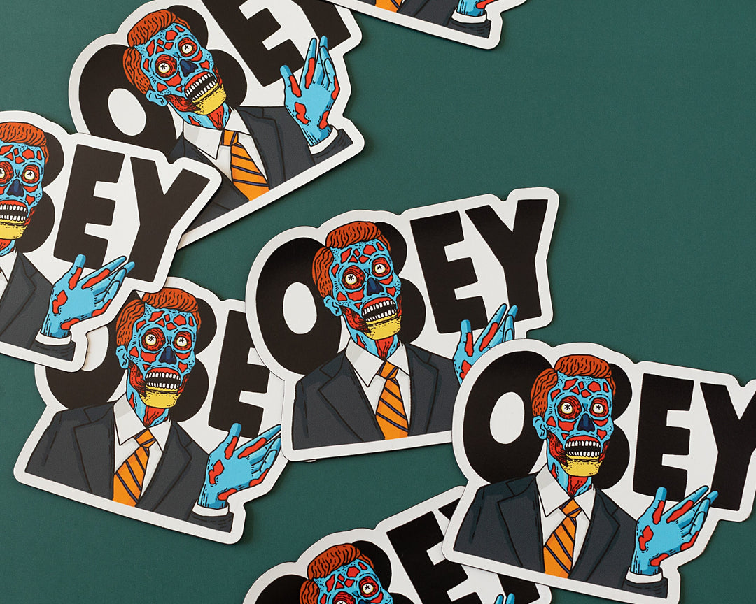 They Live Alien Sticker